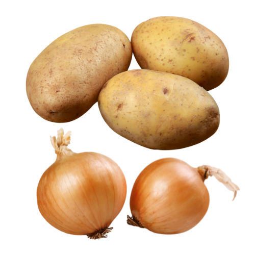 Vegetables (5lb of Potatoes, 3lb of Onions)